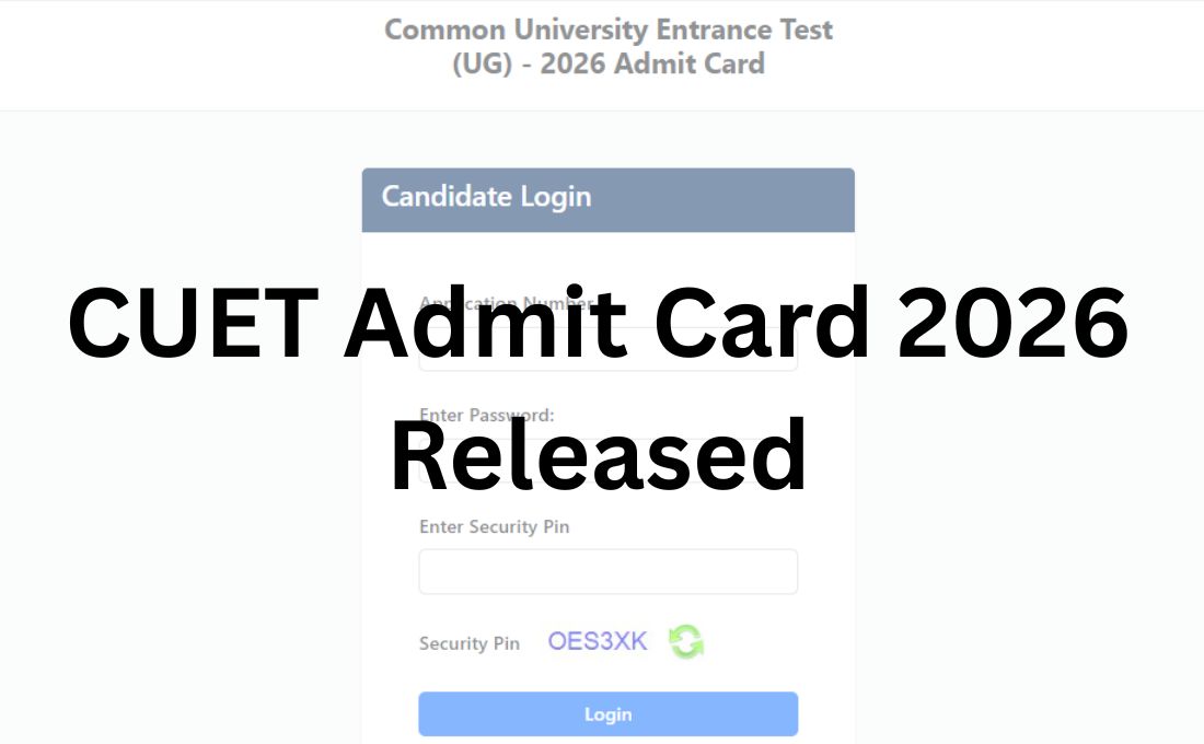 CUET Admit Card 2026